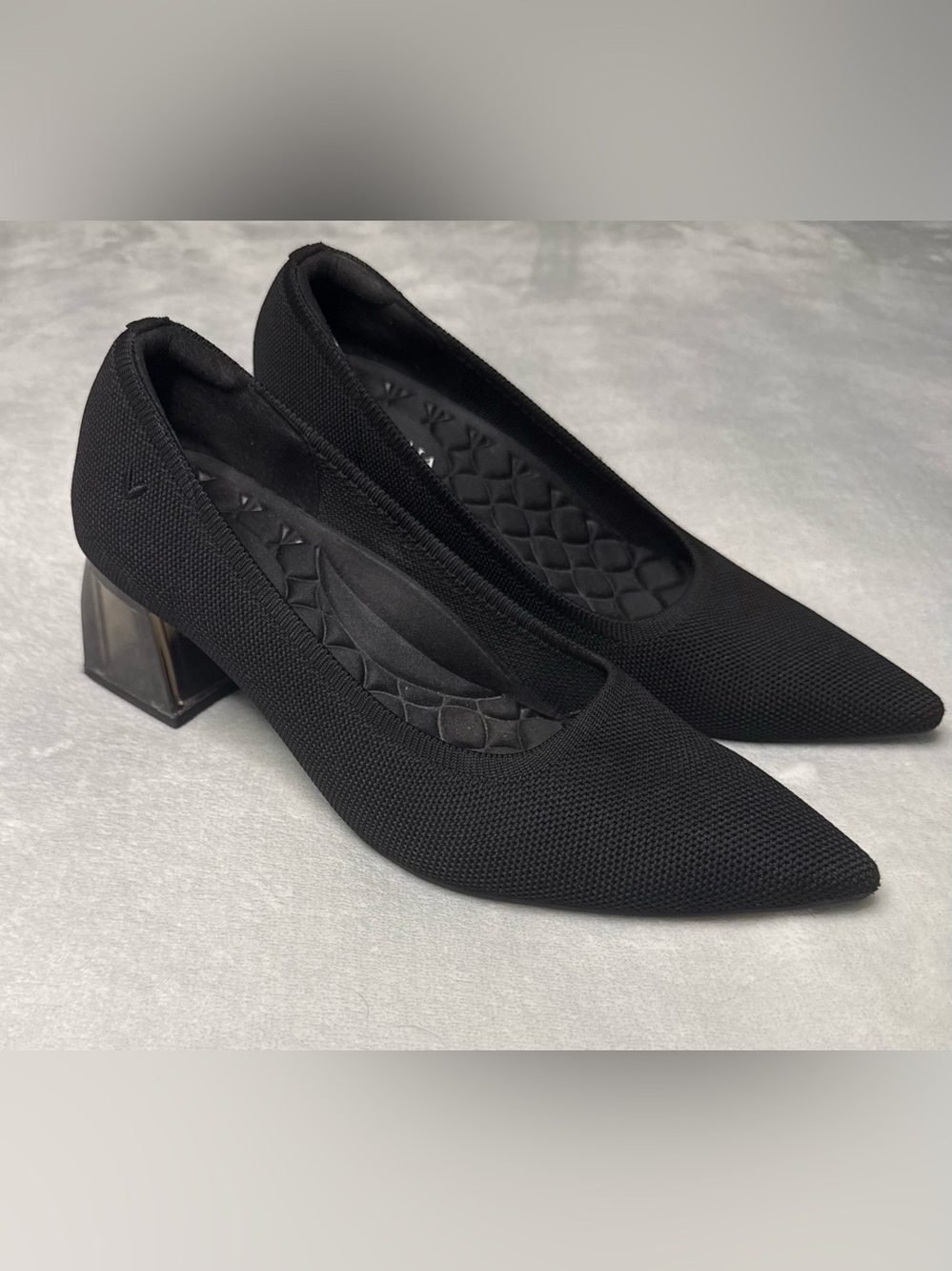 VIVAIA Pointed Toe Block Heel Sz 39.5 / US 8.5 - Picture 2 of 7